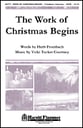 The Work of Christmas Begins SATB choral sheet music cover